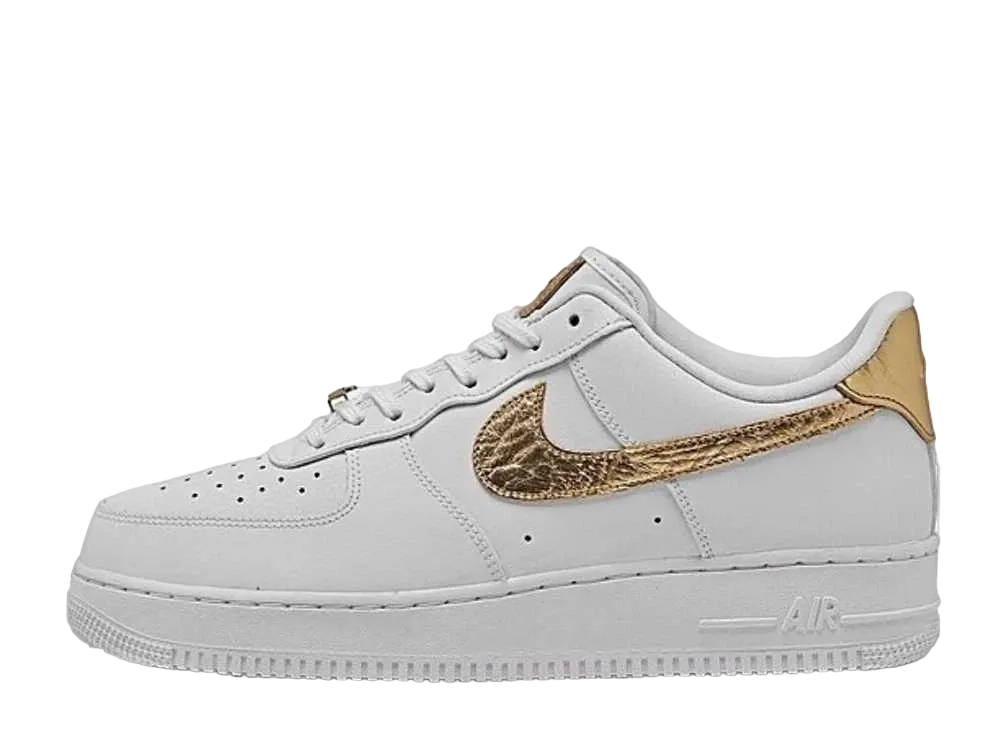ナイキ エアフォース 1 ロー "ホワイト メタリック ゴールド" (2020)