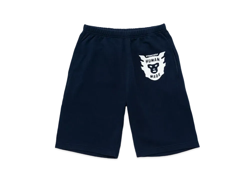 HUMAN MADE SWEAT SHORTS "Navy"