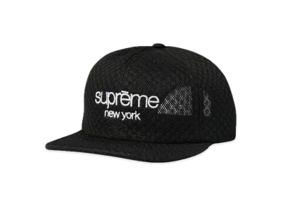 Supreme Classic Logo Air Mesh 6-Panel "Black"