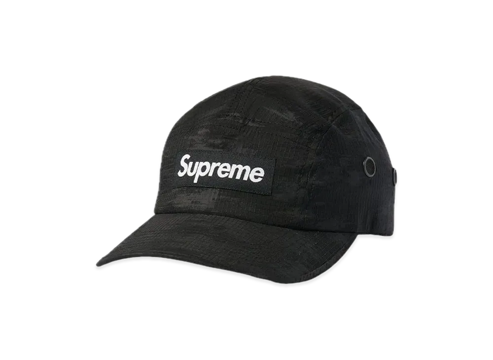 Supreme Broken Camo Camp Cap "Black"