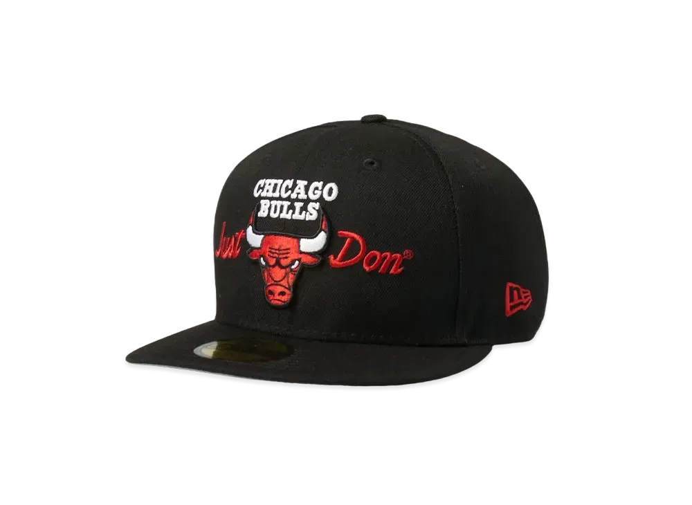 NEW ERA 59FIFTY Just Don x NBA Chicago Bulls "Black"