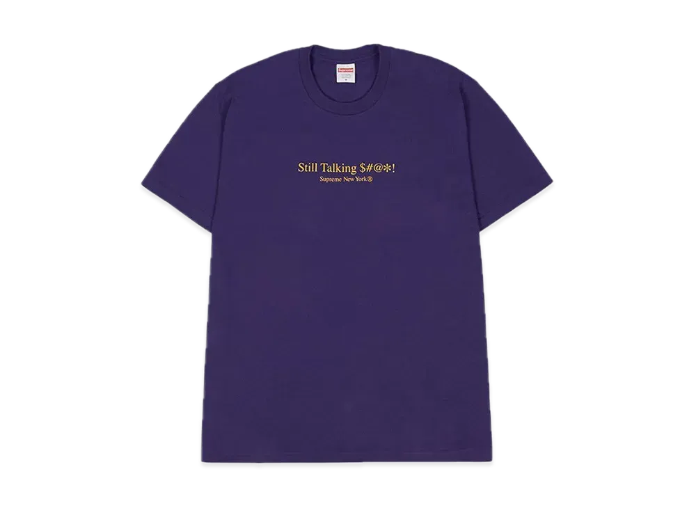 Supreme Still Talking Tee "Purple"