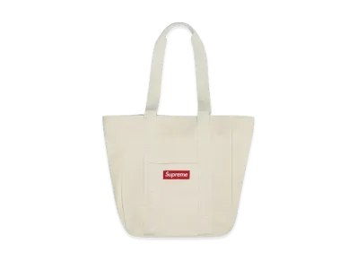 Supreme Canvas Tote "White"