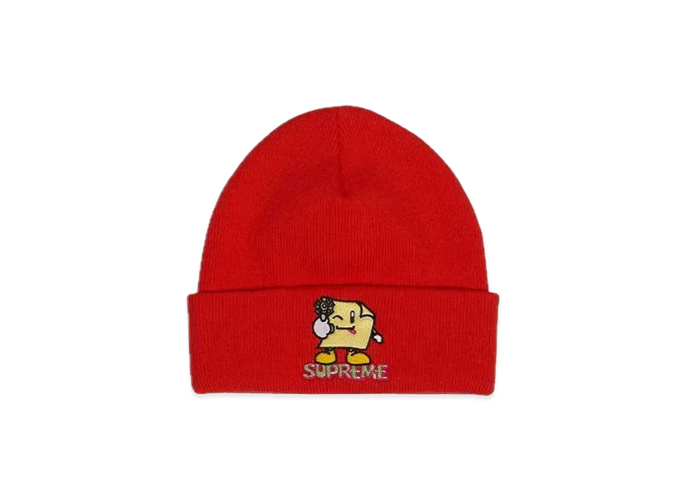 Supreme Sticky Note Beanie "Dark Orange"