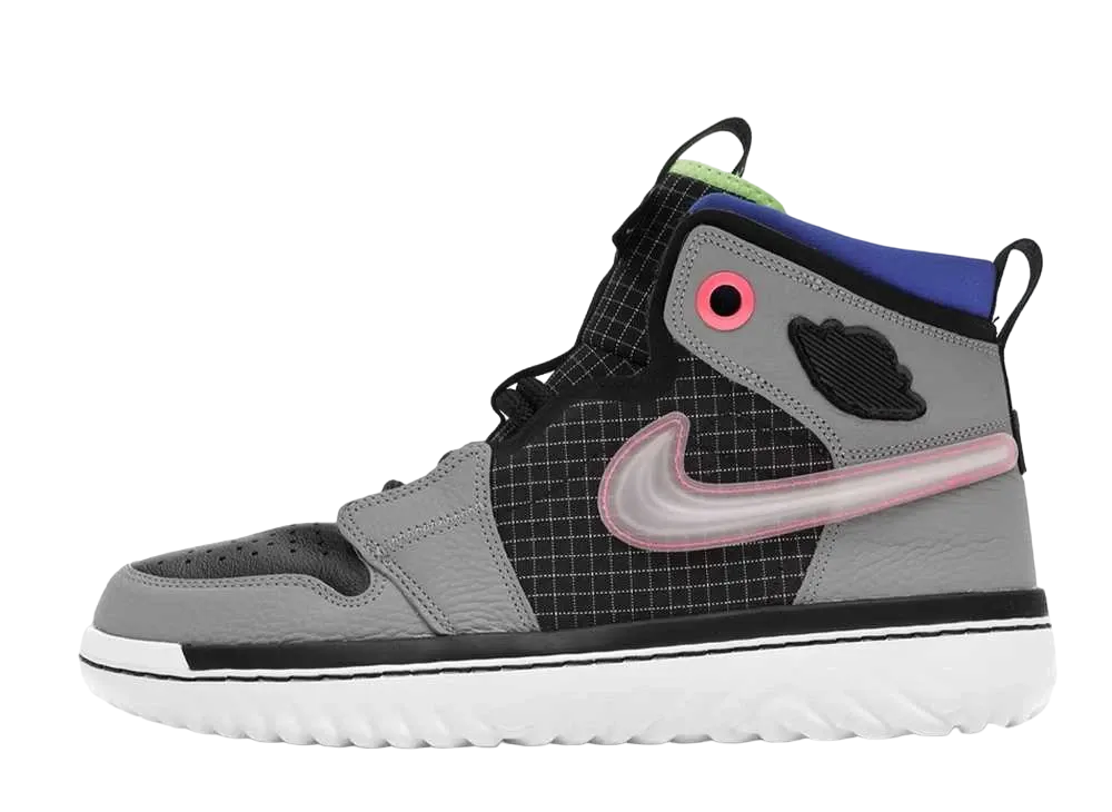 Nike Air Jordan 1 High React "Black/Particle Grey"