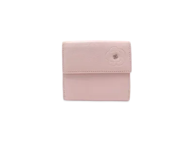 CHANEL Camellia W Hook Wallet "Pink"