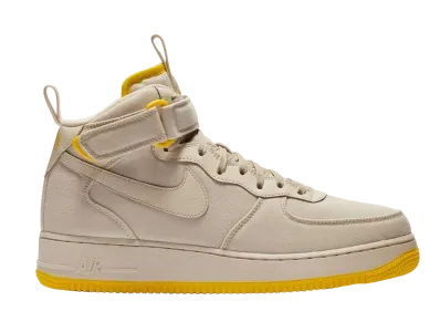 Nike Air Force 1 Mid "Canvas Desert Sand Vivid Sulfur"