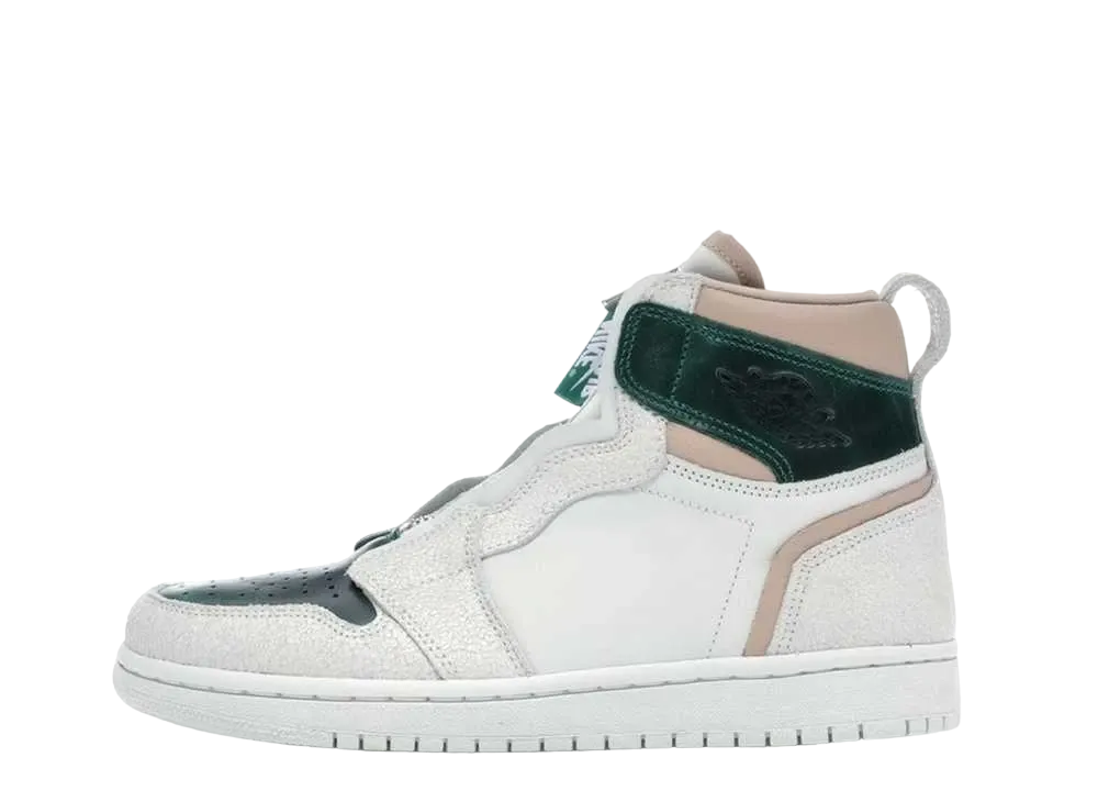 ナイキ ウィメンズ エアジョーダン1 レトロ ハイ ジップ "マイスティック グリーン"