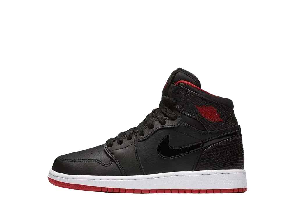 ナイキ GS エアジョーダン1 レトロ ハイ "ブレッド スネーク"