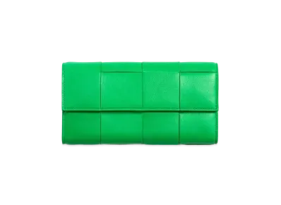 Bottega Veneta Flap Wallet "Parakeet”