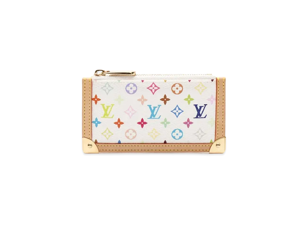 Louis Vuitton Monogram Multicolor Pochette Cle "Blanc"