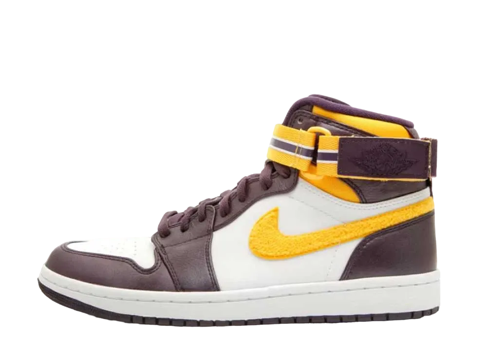 ナイキ エアジョーダン1 レトロ ハイ ストラップ "グランド パープル/バーシティ メイズ"
