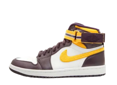 ナイキ エアジョーダン1 レトロ ハイ ストラップ "グランド パープル/バーシティ メイズ"