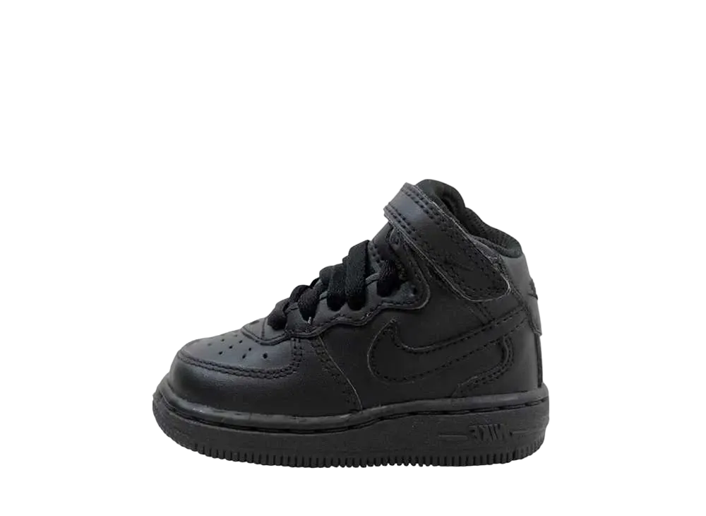 ナイキ TD エアフォース1 ミッド "ブラック"(キッズ)