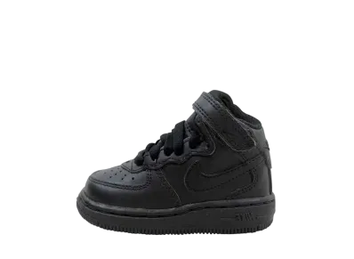 Nike TD Air Force 1 Mid "Black"