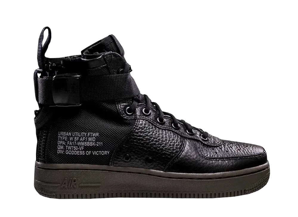 Nike Women's SF Air Force 1 Mid "Black Dark Hazel"