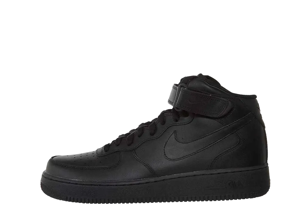 Nike Women's Air Force 1 Mid '07 LE "Black Black"