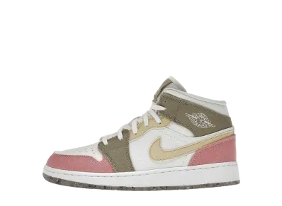 Nike GS Air Jordan 1 Mid SE "Pastel Grind"