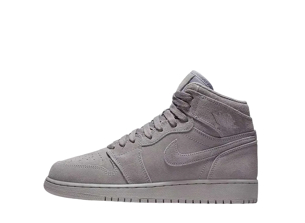 ナイキ GS エアジョーダン1 レトロ ハイ "グレー スウェード"
