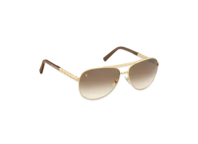 Louis Vuitton Sunglasses Attitude Pilot "Gold"