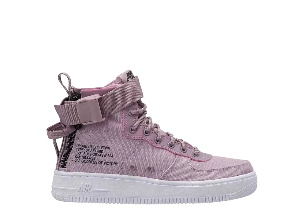 ナイキ GS SF エアフォース1 ミッド "エレメンタル ローズ"
