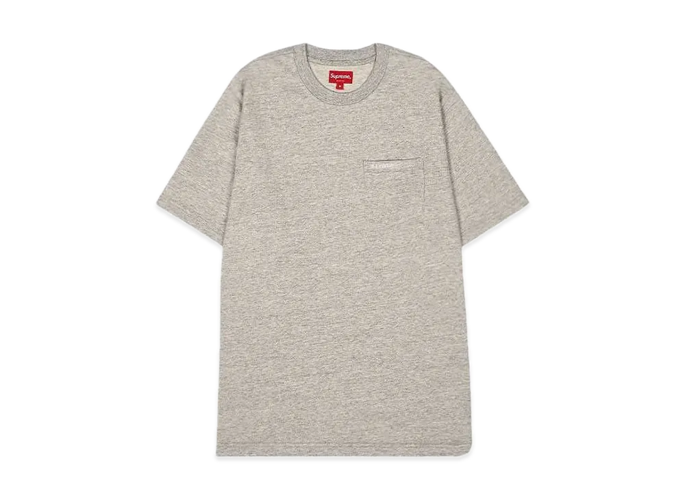 Supreme S/S Pocket Tee "Heather Grey"(22SS)