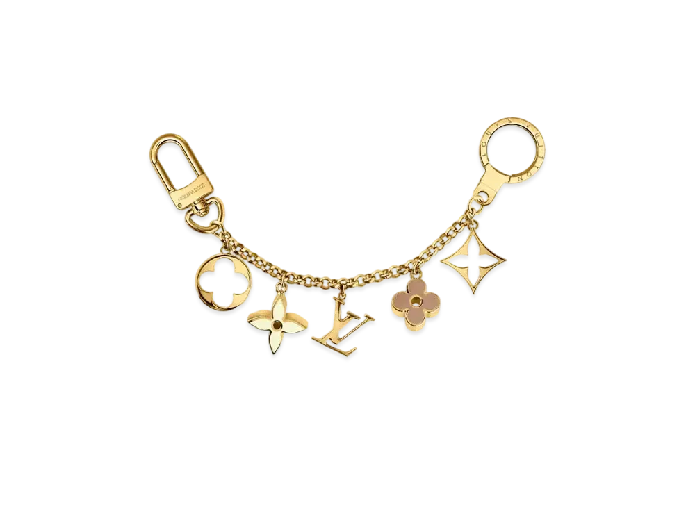 Louis Vuitton Bag Charm Chain Fleur De Monogram
