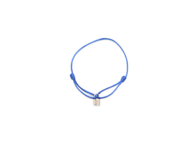Louis Vuitton Silver Lockit Bracelet "Blue"