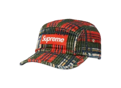 Supreme Corduroy Camp Cap "Plaid"