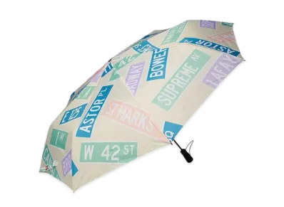 Supreme / ShedRain® Street Signs Umbrella "Natural"