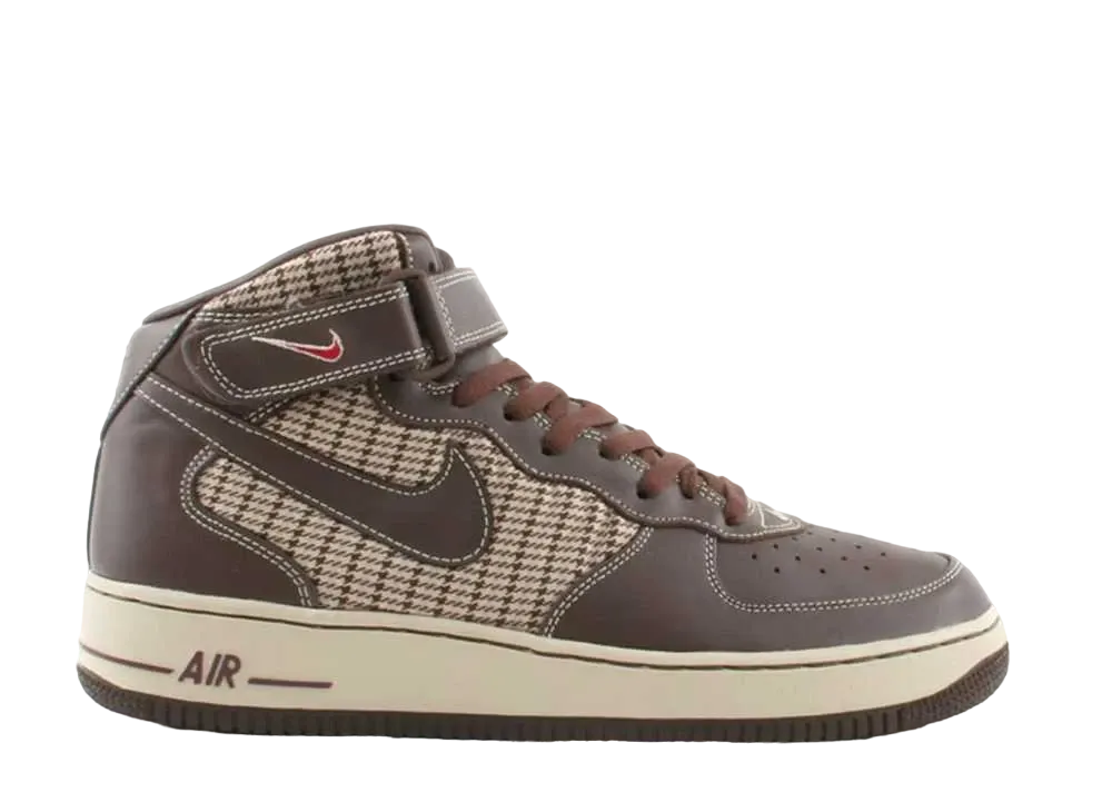 ナイキ エアフォース1 ミッド "ハウンズトゥース"