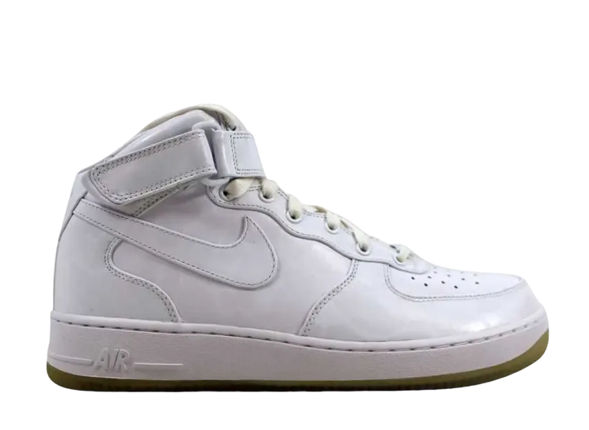 ナイキ エアフォース1 ミッド コンフォート プレミアム QS "ホワイト/ホワイト"