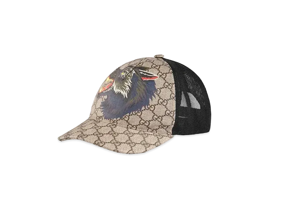 GUCCI GG Supreme Wolf Cap