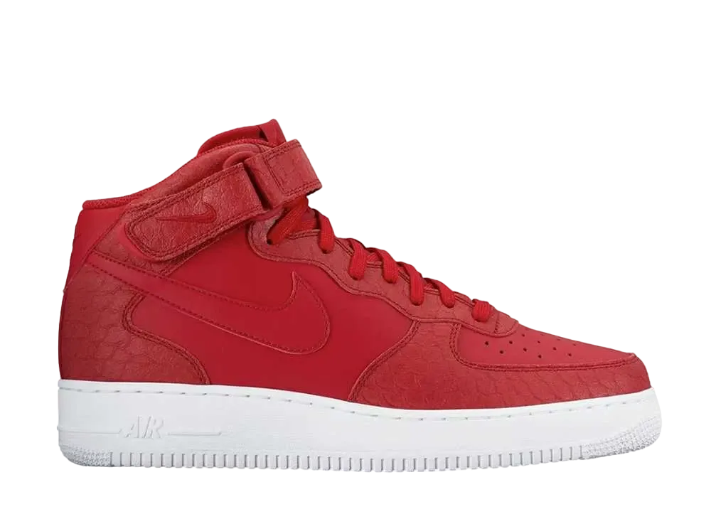 ナイキ エアフォース1 ミッド "レッド パイソン"