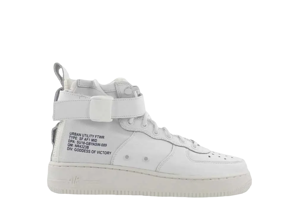 ナイキ GS SF エアフォース1 ミッド "ホワイト"