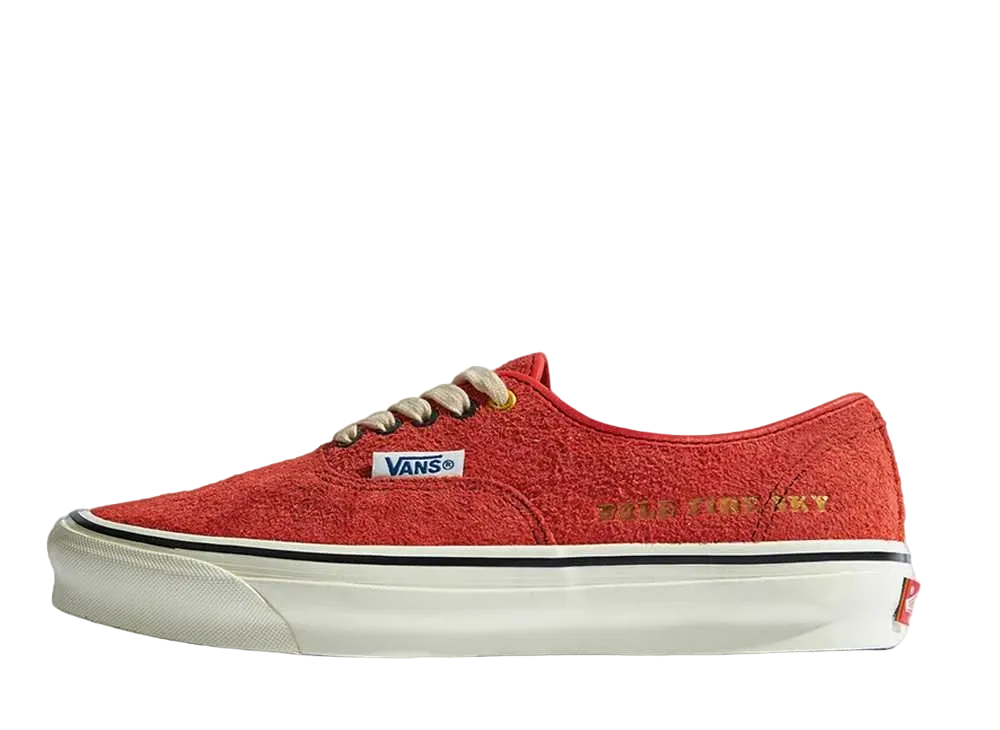 Vans Vault × Julian Klincewicz OG Authentic SP LX "Hairy Suede & Cherry Tomato"