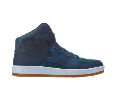 Nike Women's Air force 1 Ultra Force Mid Prt "Squadron Blue Squadron Blue"