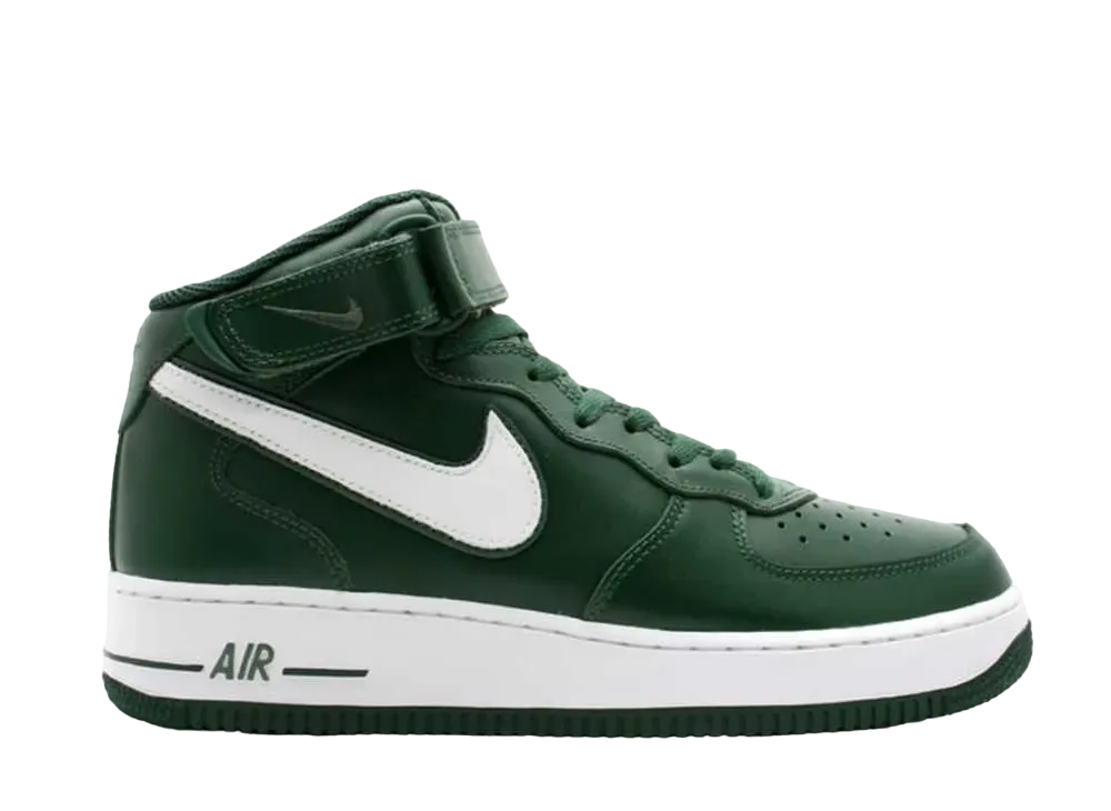 ナイキ エアフォース1 ミッド "ブラック フォーレスト グリーン"