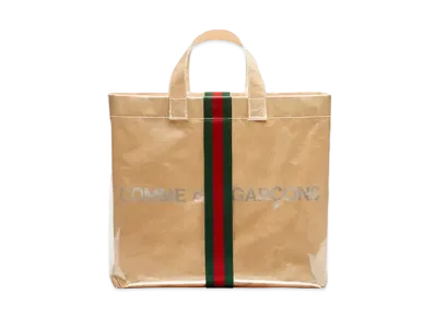 COMME des GARCONS Gucci PVC Tote Bag "Beige"