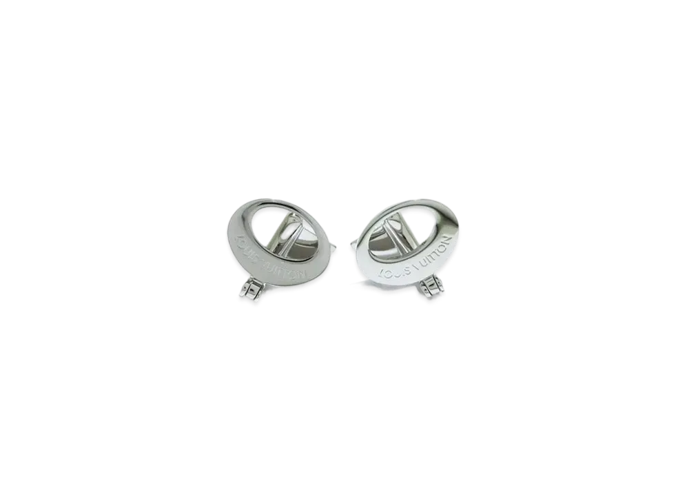 Louis Vuitton Travel Key Cufflinks "Silver"