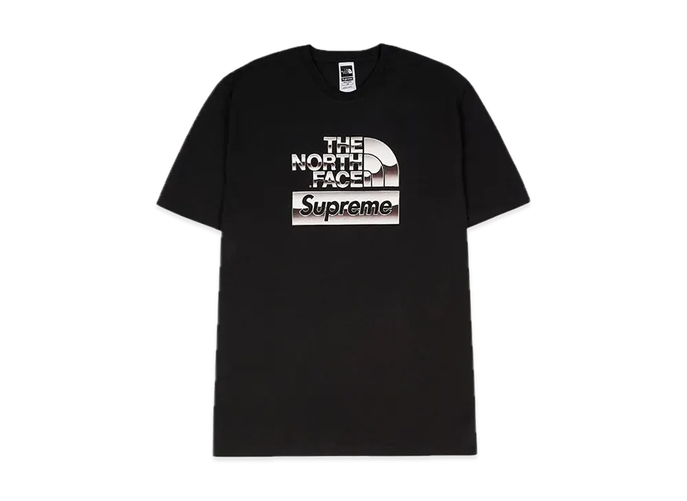 Supreme x The North Face Metallic Logo T-Shirt "Black"