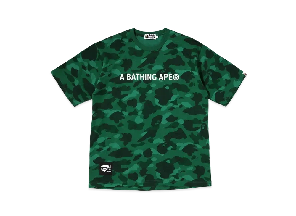 A BATHING APE COLOR CAMO RELAXED FIT TEE "Green"