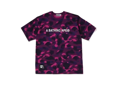 A BATHING APE COLOR CAMO RELAXED FIT TEE "Purple"