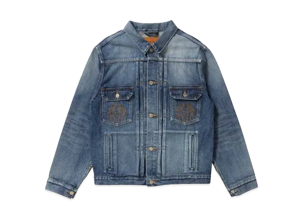 BlackEyePatch KAMON DENIM JACKET "Washed Blue"