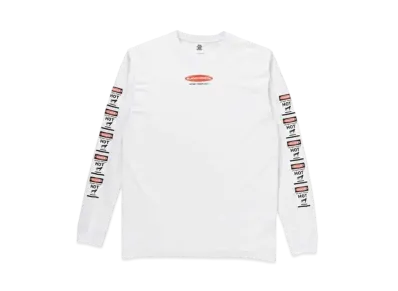 BlackEyePatch DANGER HOT LABEL L/S TEE "White"