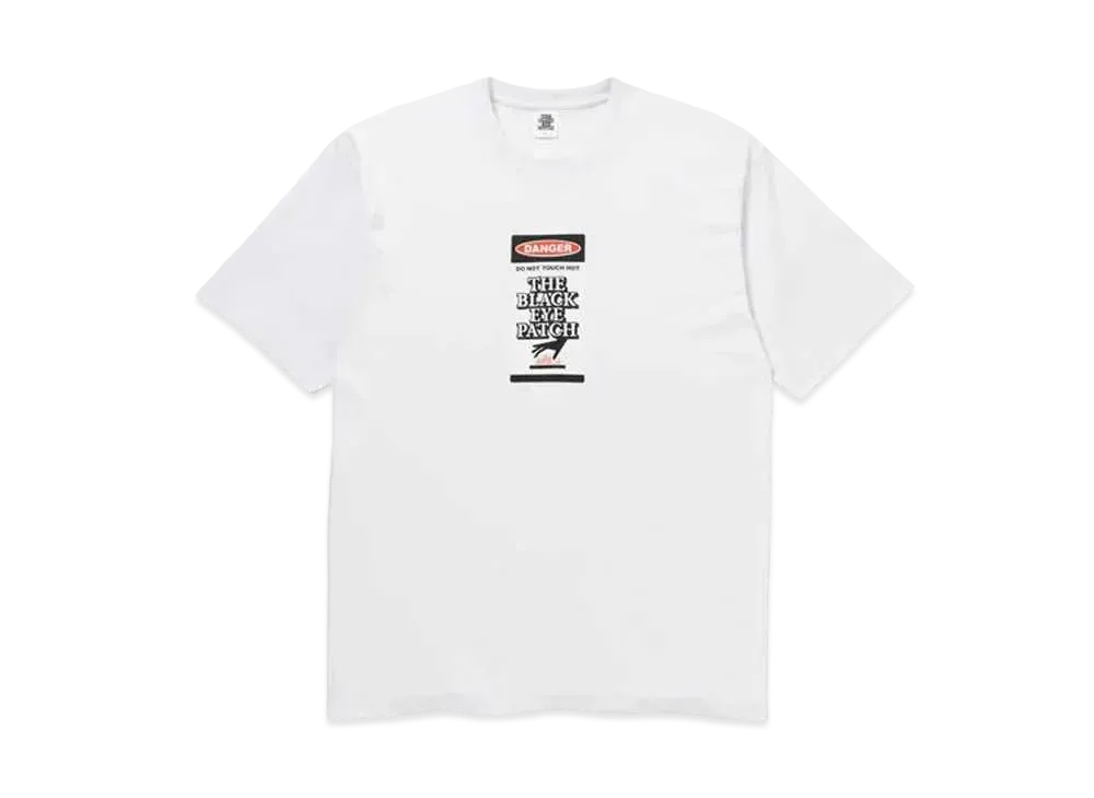 BlackEyePatch DANGER HOT LABEL TEE "White"