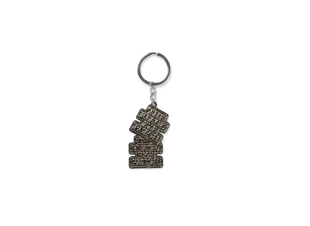 BlackEyePatch OG LABEL KEYCHAIN "Silver"