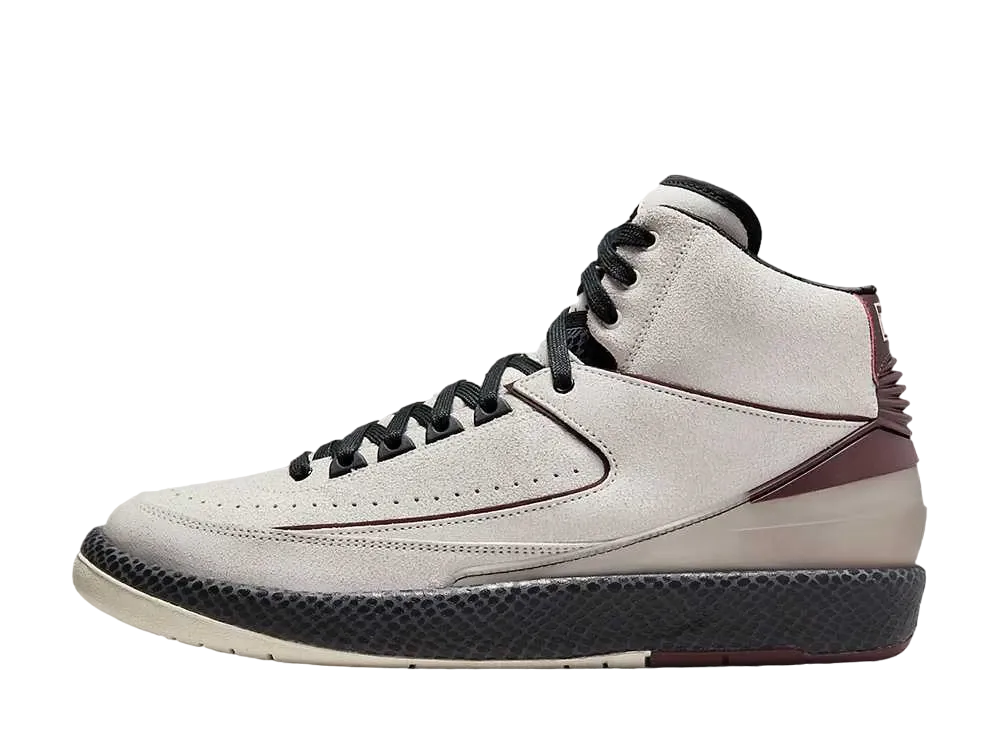 A Ma Maniere × Nike Air Jordan 2 "Airness/Sail and Burgundy"