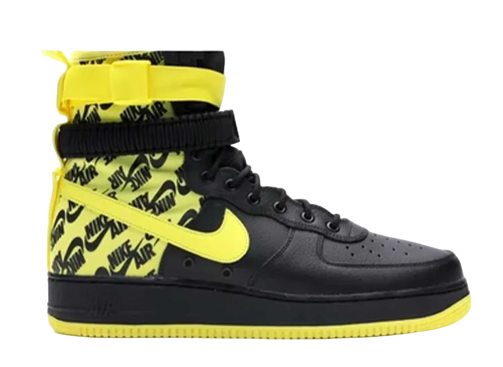 Nike SF Air Force 1 High "Black Dynamic Yellow"