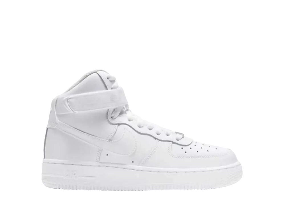 ナイキ GS エアフォース1 ハイ LE "トリプル ホワイト"